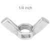 DiGiYes 50PCS 1/4"-20 Wing Nuts, 304 Stainless Steel Parts Hand
