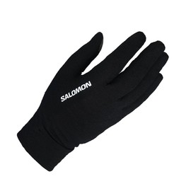 Guanti Salomon Merino, calore invernale naturale, comfort traspirante, compatibile con touchscreen, lana traspirante per la corsa