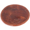 SPORTGIFTZ - Buffalo Leather Coaster | Rugby Ball Stitching |