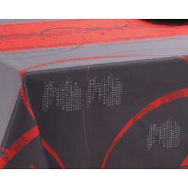 Le linge de Jules Tischdecke, Polyester, Rot, Rechteckig 150 x 300 cm