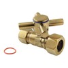 Kingston Brass CC44457DX 5/8-Inch OD Comp x 1/2-Inch OD Comp