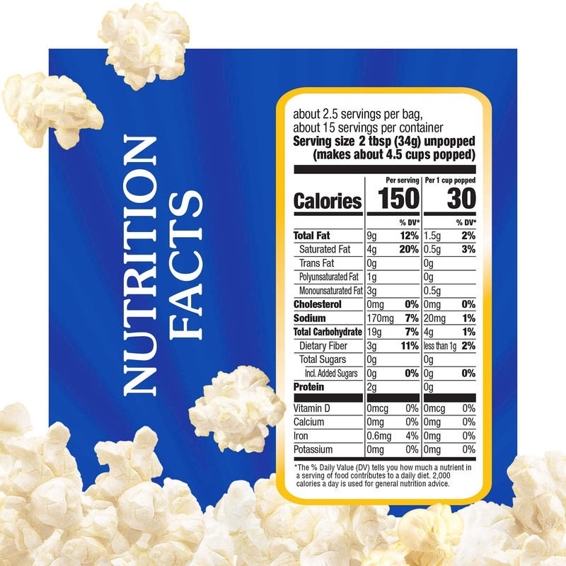 ACT II Kettle Corn Microwave Popcorn Bags, 6-Count (Pack of
