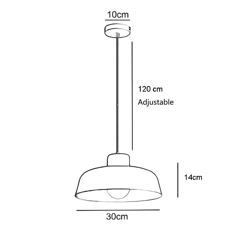 Hnexsei Metal Pendant Light Fixture, Modern Macaron Color Ceiling Hanging
