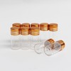 Luo House 10pcs 16x35mm Tiny Mini Small Clear Bottles Glass