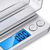 Báscula Digital Portátil Mini con Pantalla LCD, Alta Precisión 0.1g,