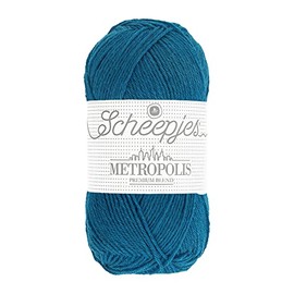 Scheepjes Metropolis Yarn - 50g Ball, Color 013 Washington - Versatile Crafting Yarn for Knitting & Crocheting