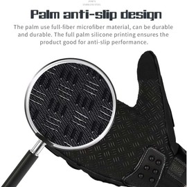 Madmotor Reinforced Safety Gloves with Knuckle Protection - Breathable, Adjustable for Motorcycle and Powersports - Sleek Black Design (Black, X-Large)