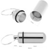 Welsberg 2 x Mini Pill Box Key Ring Pill Container