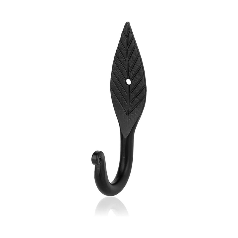 Fayesia Living Black Wall Hooks for Hanging - Blacksmith Handcrafted