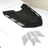 Car Craft Perforated Rear Hood Vent Grille Inserts, Polished Stainless