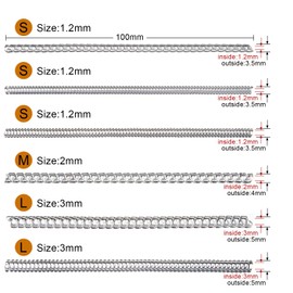 LUTER Ring Reducer, Invisible Size Adjuster, Spiral Insert Invisible Strip Adjuster, Perfect for All Sizes, Loose Rings with Silver Polishing Cloth (Pack of 37, 3 Models)