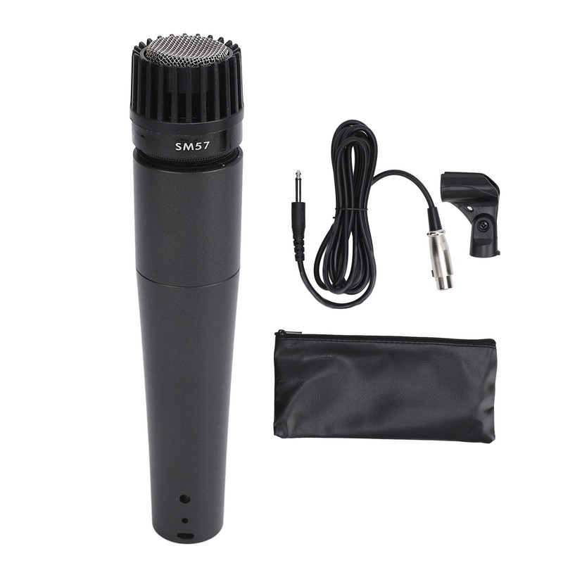 Cardioid Dynamic Vocal Microphone High Sensitivity Handheld Wired Karaoke Mic