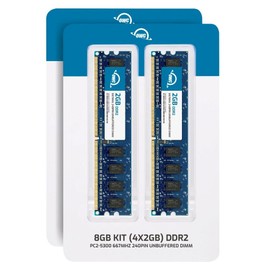 OWC 8GB (4x2GB) DDR2 667 PC2-5300 CL5 2Rx8 240-pin 1.8V Non-ECC UDIMM Memory RAM Module Upgrade Kit for Select Desktops