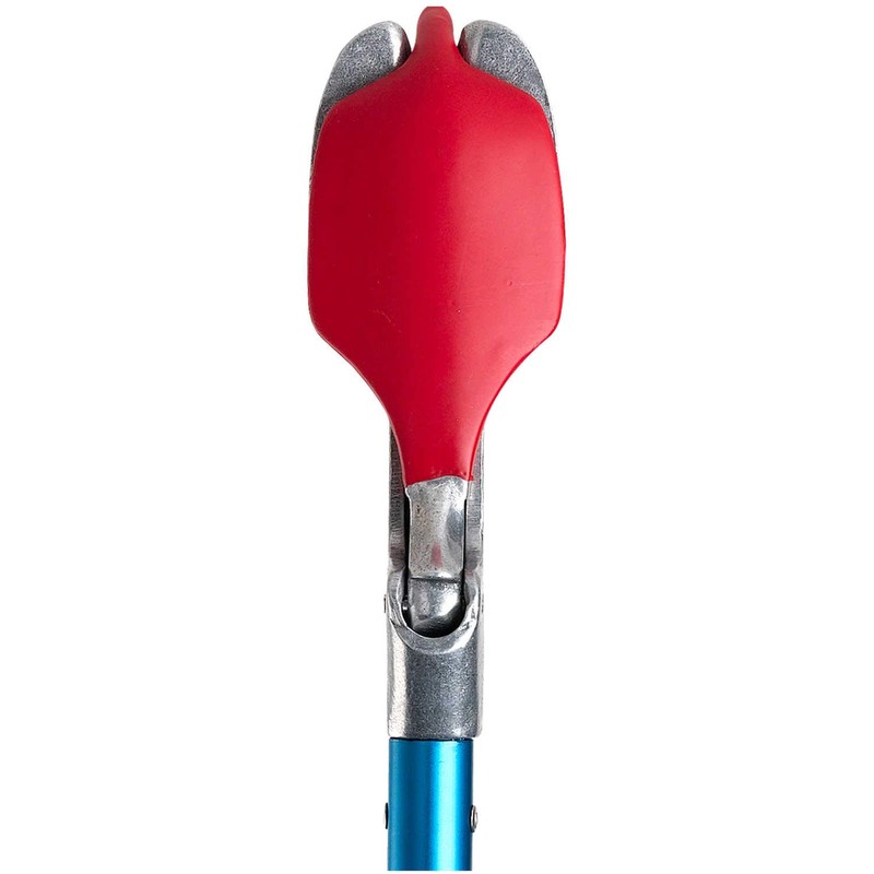 Midwest Gloves 40"L Heavy-Duty Snake Handling Tongs, Blue, Aluminum, Stainless
