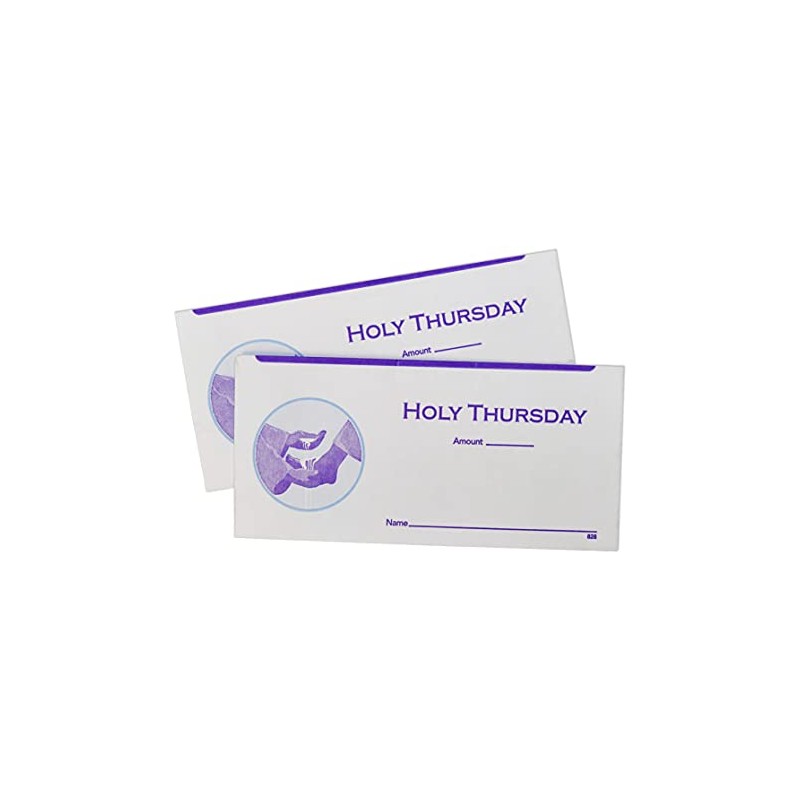 Holy Thursday Offering Envelopes for Church (100)