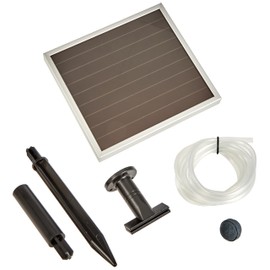 Pontec 46785 Pondo-Solar Air 150 Plus Solar Aerator Pump for Oxygen Supply/Floating Solar Power System/Aeration Set for the Pond