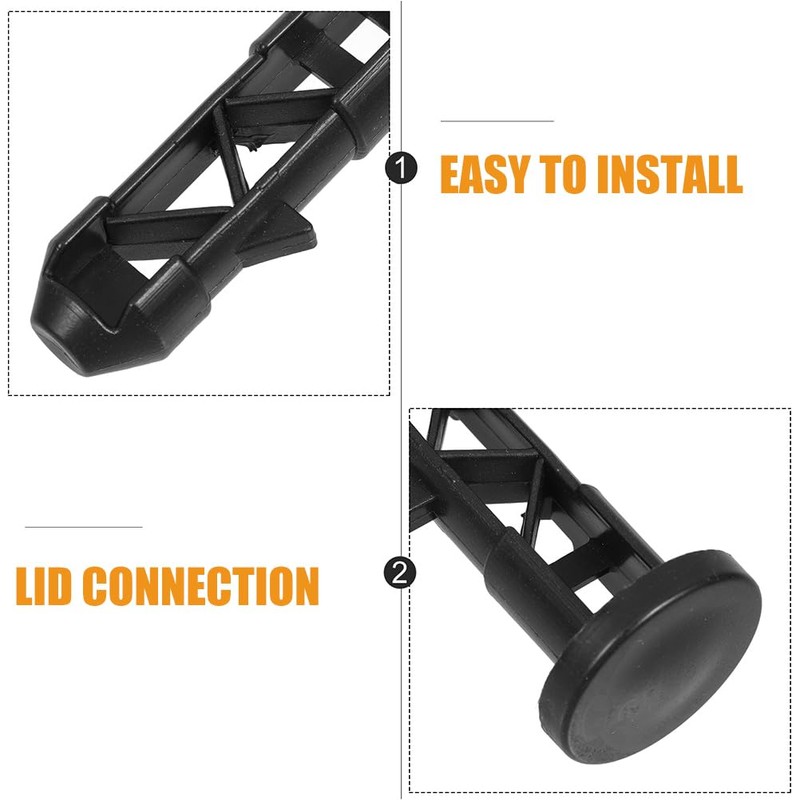 Zerodeko 10pcs Trash Can Latch Camper Accessories Trash Can Lid