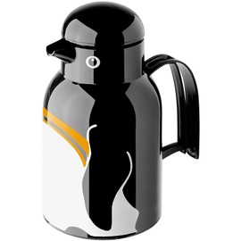 Helios Thermo-Bird Pinguin Kunststoff-Isolierkanne, schwarz, 1 Liter