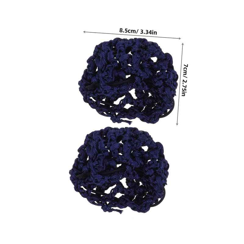 Healeved 15pcs Ballet Hair Net Bun Covers Elastic Mesh Snood