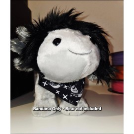 Build-A-Bear Workshop *BANDANA ONLY* Emo Axolotl Build A Bear Neck Tie Accessories Goth Y2K Kawaii