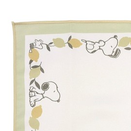 Kamio Japan 207707 Snoopy Lunch Cloth, Lemon Farm Lunch Box Wrap, Lunch Cloth, Lunch