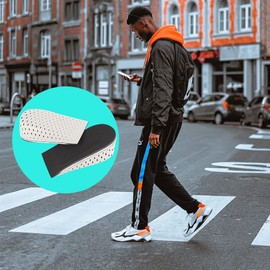 Unisex Breathable Invisible Increased Insoles Shoe Pad, Increasing Shoe Insoles Raised Shoe 2 cm - 5 cm Shoe Pad (4 cm)