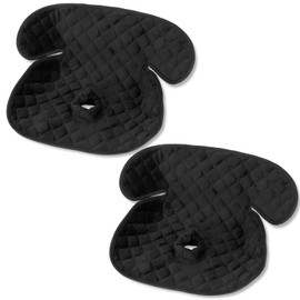 Piddle Pad Car Seat Protector, BicycleStore Waterproof Liner Potty Training Pads Machine Washable Toddlers Car Seat Infants Saver Cover Mat for Child Safety Car Seat, Stroller and Dinner Chair (New Black 2 Pack)