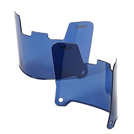 SLEEFS Football Helmet Visor - Anti-Fog Tinted Sun Shield for Eye Protection and Performance (Cold Steel Blue)