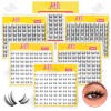US Local Stock Single Length Cluster Lash Tray 8-16mm Diy