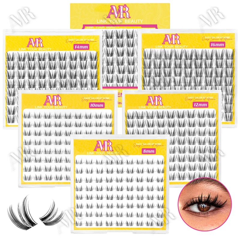 US Local Stock Single Length Cluster Lash Tray 8-16mm Diy