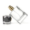 Enslz 50ml 1.7 OZ Refillable Glass Perfume Bottles Empty Travel