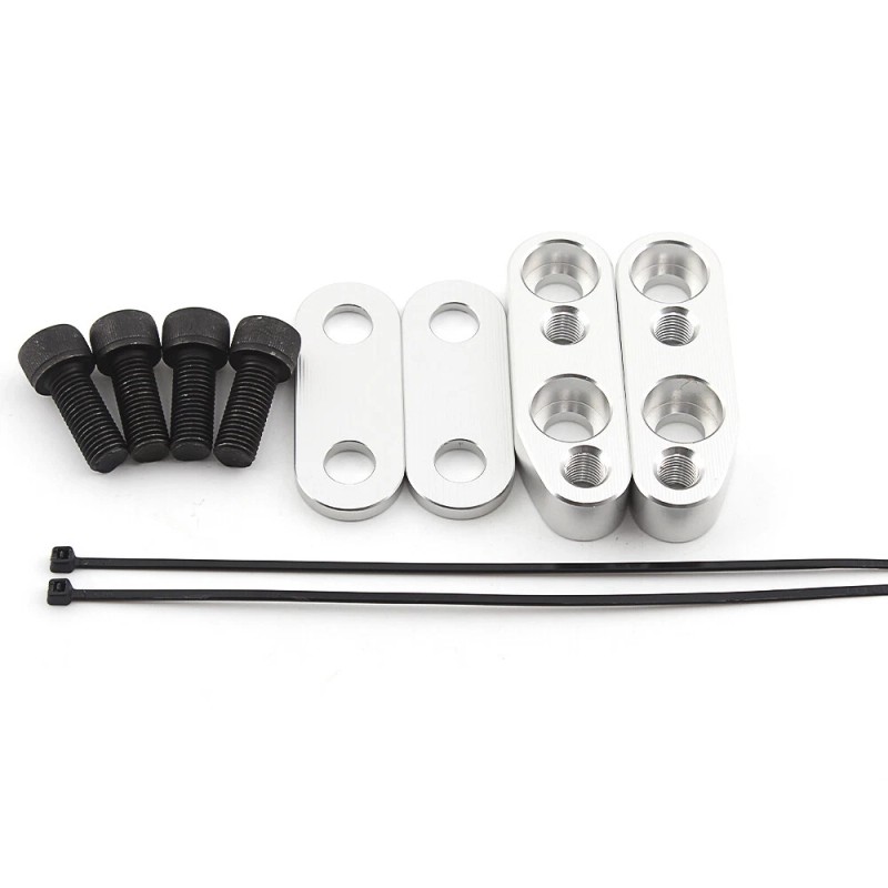 Trichtu Mount Chrome Adjustable Handlebar Risers Adapter For Honda Goldwing