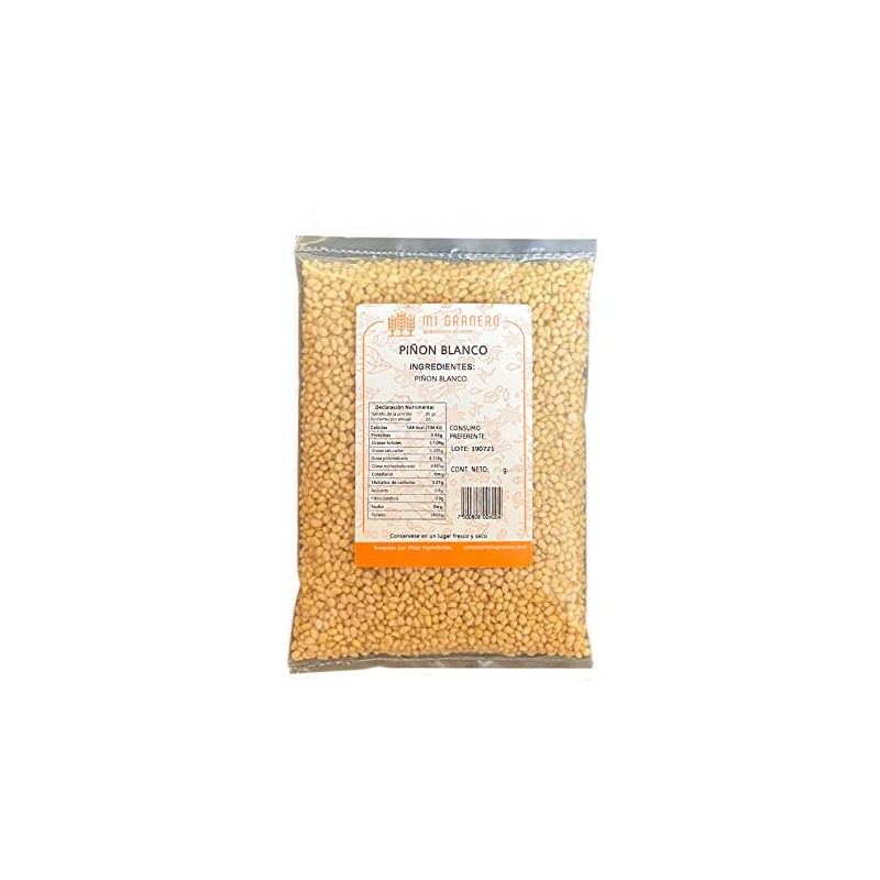 Piñón Blanco pelado 150 gramos gourmet