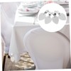 LABRIMP Oval Shape Tablecloth Pendants 6 Pieces Tablecloth Weights Stones