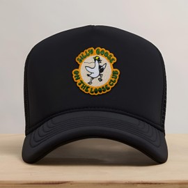 S*lly Goose On The Loose Club Patch 3 Inches Iron On/Sew On Embroidered Applique Patch for Clothes Backpacks Hats, Funny Meme Silly Humor Cute Goose DIY Accessories Gift for Mom Dad Friend Coworker