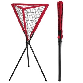 Venbytech for Portable Tripod Ball Caddy Holder Baseball/Softball Batting Traning W/Carry Bag