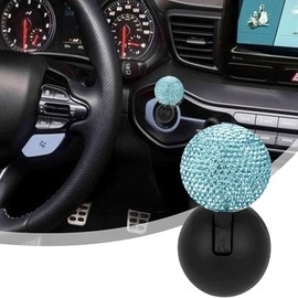 Bling Car Push Starter Button Cover One-Touch Car Push to Start Accessories Joystick Cover Suitable for Cars, and More for Women Girl with Long Nails (Colorful)