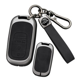 ontto Key Case, Key Holder, Alloy PU Leather, Key Cover, Key Shell, Vezel, ZR-V, N-Box, JF5, JF6, Step Wagon, Civic, Accord XRV 2024, Accessories, Christmas, Gift, New Year, Leather, Car Goods, B1