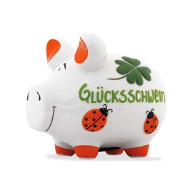 Flower Pig Lucky Pig Ceramic Money Box Medium