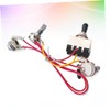 Levemolo Electric Guitar Wiring Harness Kit with Toggle Switches Volume