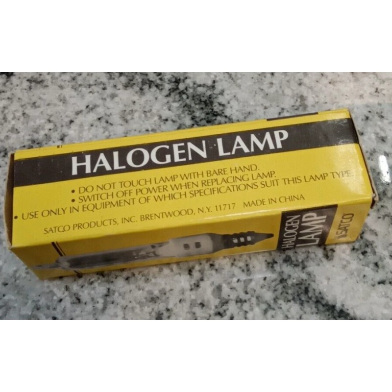 Satco S3157/ 120V/75W/ 75Q/CL/MC /JD E11 Mini-Candelabra Base Bulb Clear(9DB1UP