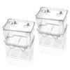 2 Pcs Acrylic Fish Breeding Box Double Layer, Aquarium Breeder