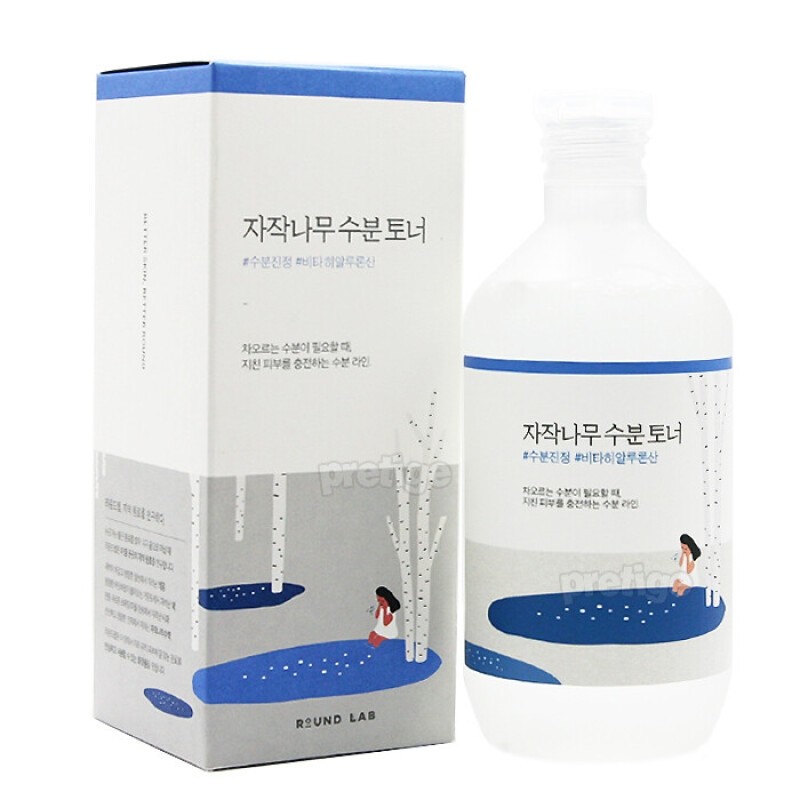 Round Lab Birch Moisture Toner 300ml for hypoallergenic skin /