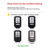 Key Fob Cover Case Metal Shell Smart Key Holder Compatible