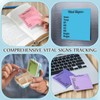 Humyoun Nurse Vitals Sticky Notes 24 Pack 720 Pgs,Colorful,Classic