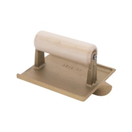MARSHALLTOWN QLT Bronze Hand Groovers, Wood Handle, 152mm Length, 114mm Width, 10mm Radius, 19mm Groove Depth, 22mm Groove Width, 7304W