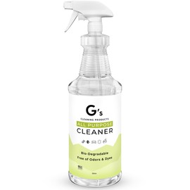 G's Cleaning Biodegradable All Purpose Cleaner – 32 oz Non-Toxic Natural Cleaning Spray – Multipurpose Cleaner Spray for Multi Surface, Kitchen, Counter Top, Furniture, Floor, Home and Household