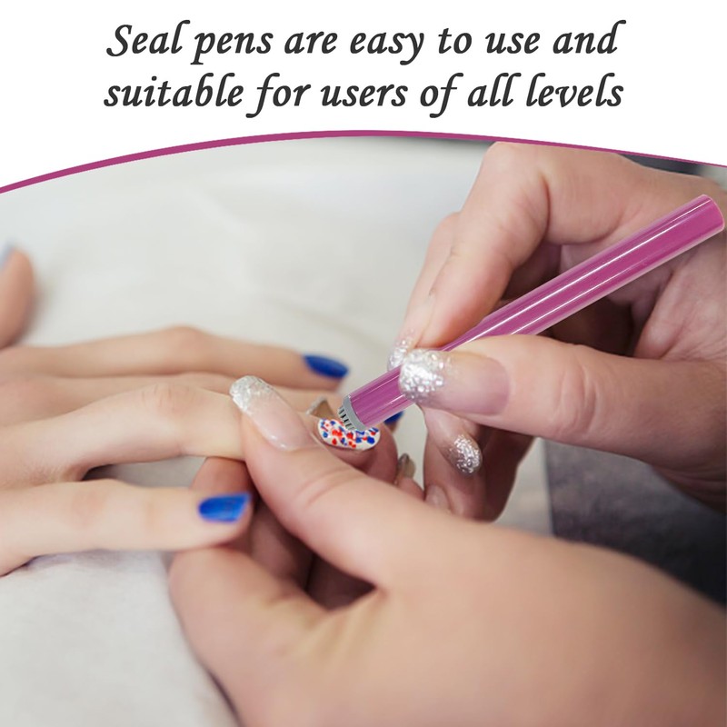 10 Pcs Nail Art Stamp Pens, Nail Decoration Tools, Nail