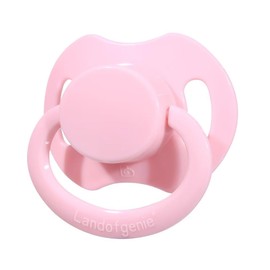 Landofgenie Adult Size Large Shield Pacifiers Bone Shaped Cutie Pacifier 1 Piece Pink