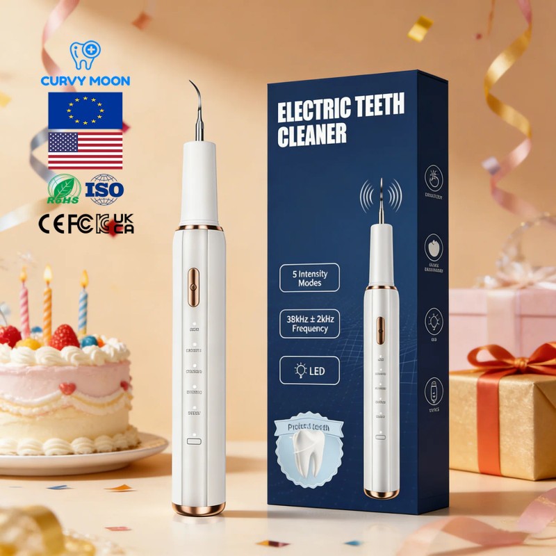 Birthday Gifts Portable Tooth Cleaner Dental Easy Use Ultrasonic Tartar